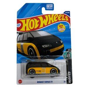 2025 Hot Wheels Renault Espace F1 • Modified 172/250 • Yellow/Black